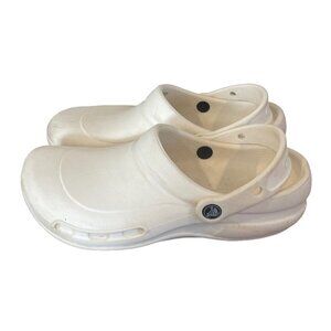 CROCS At Work Classic Bistro Clogs Mens 6 / Womens 8  Slip On Comfort Shoe10075